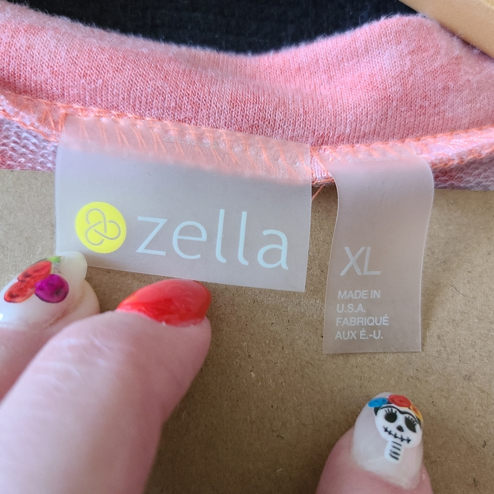 ZELLA| PEACH TIE-DYE SWEATSHIRT - Picture 13 of 17